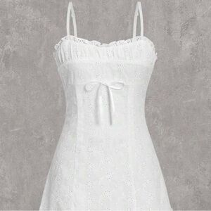 SHEIN White Lace Mini Dress